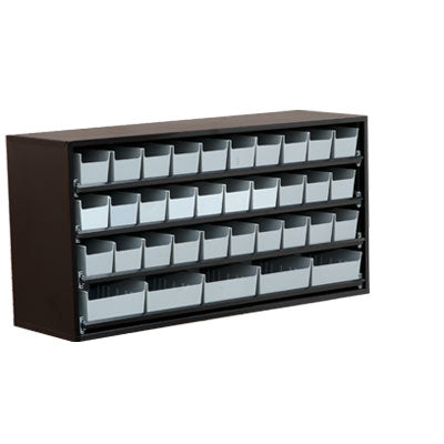 4 Shelf Bin Cabinet with Bins