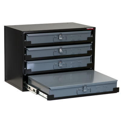 4 Drawer Service Tray Rack