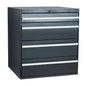 4 Drawer Knob Lock Drawer Systems