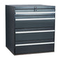 4 Drawer Key Lock Drawer Systems