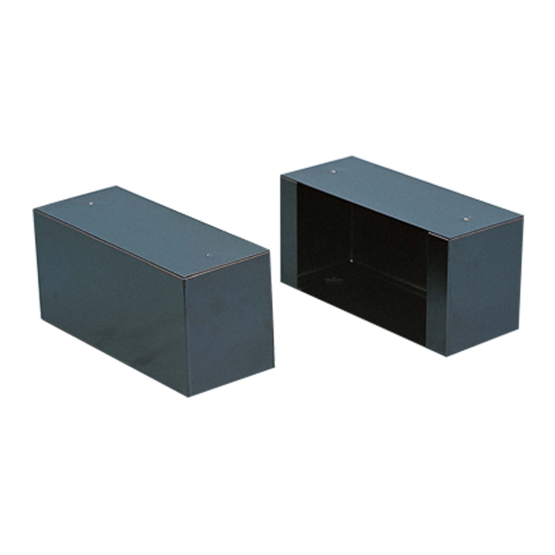 Black steel leg set base
