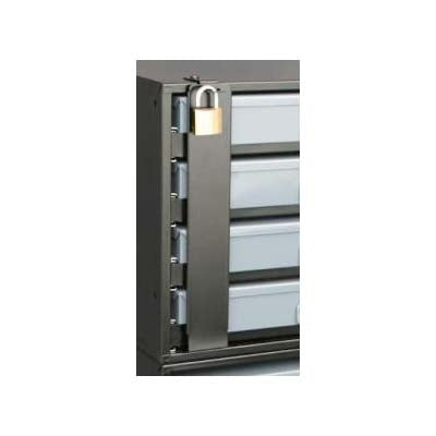 Black steel lock bar