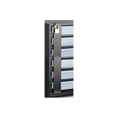 Black steel lock bar