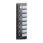 Black steel lock bar