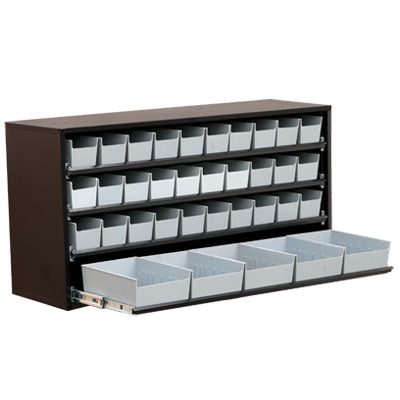 4 Shelf Bin Cabinet with Bins