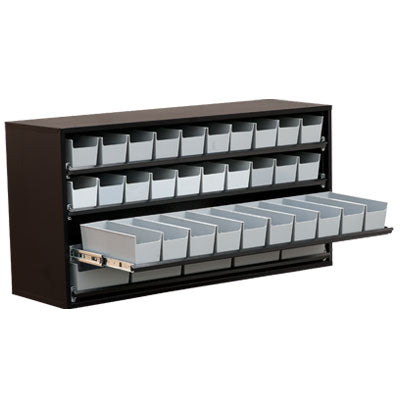 4 Shelf Bin Cabinet with Bins